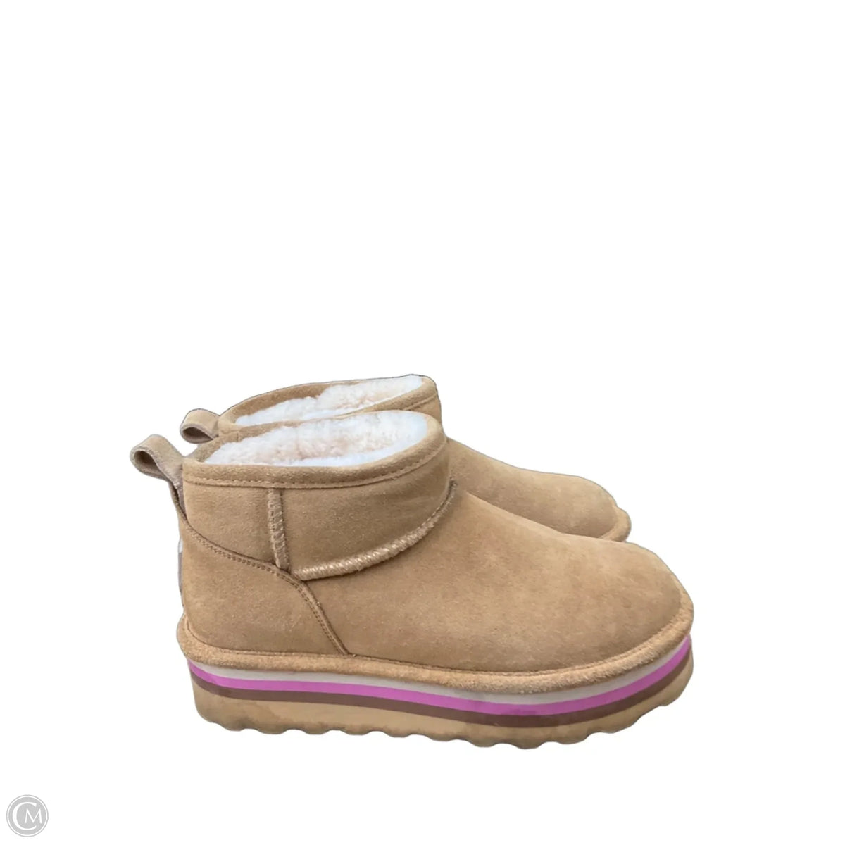 Boots Ankle Flats By Bearpaw In Brown, Size: 8