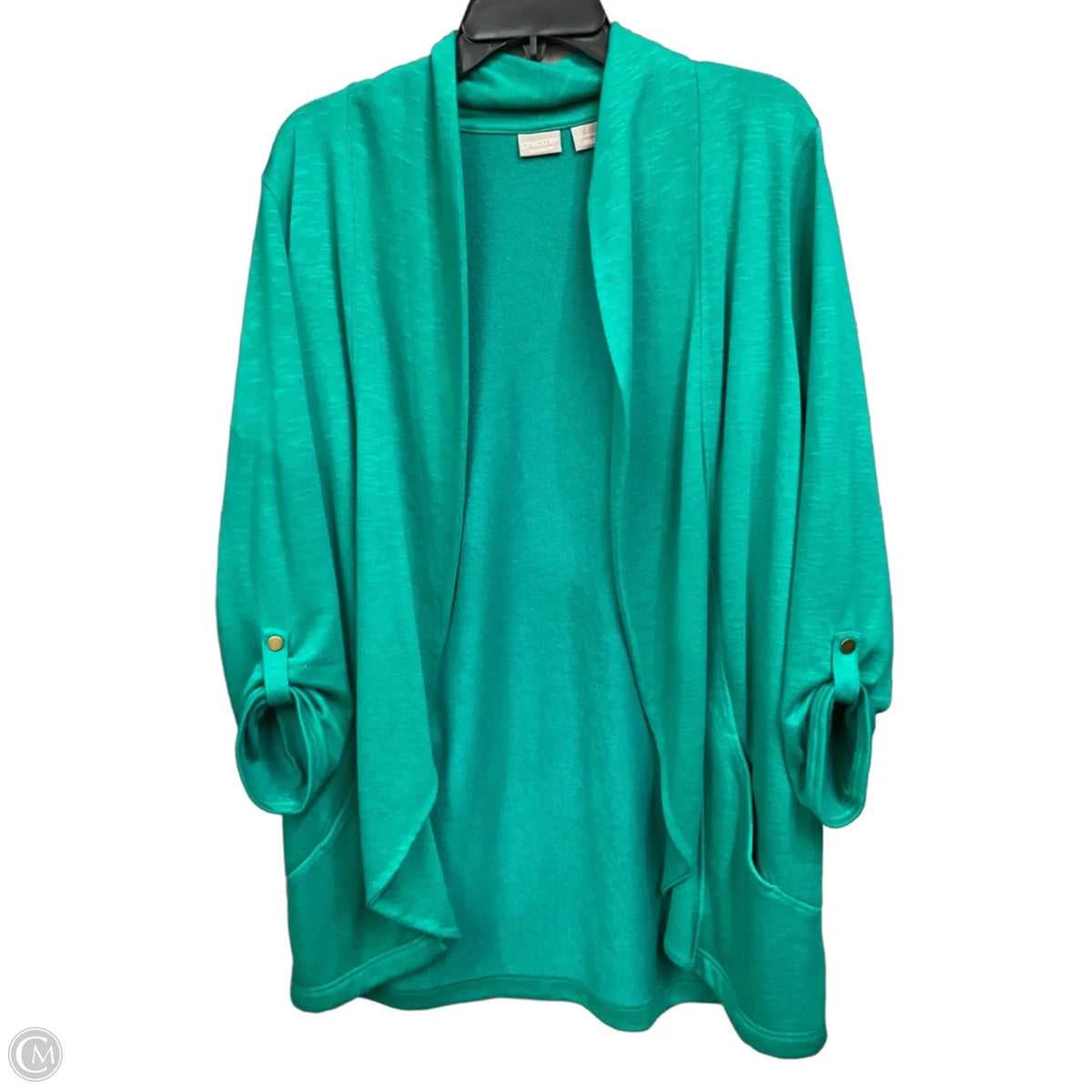 Cardigan By Chicos In Green, Size: M