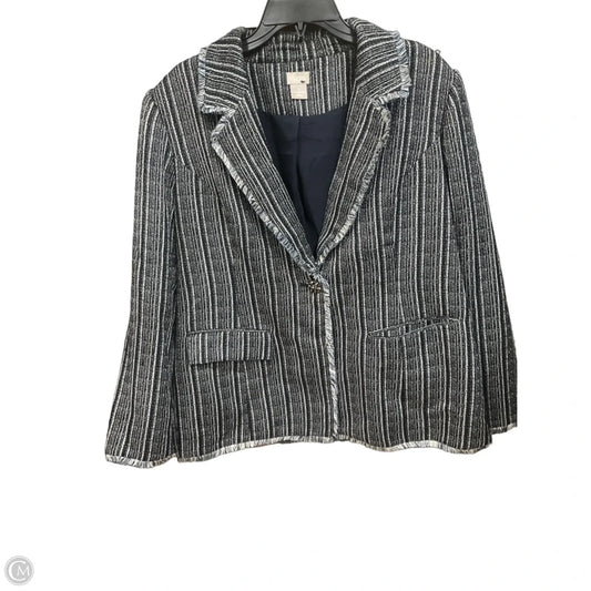Blazer By Chicos In Blue, Size: Xl