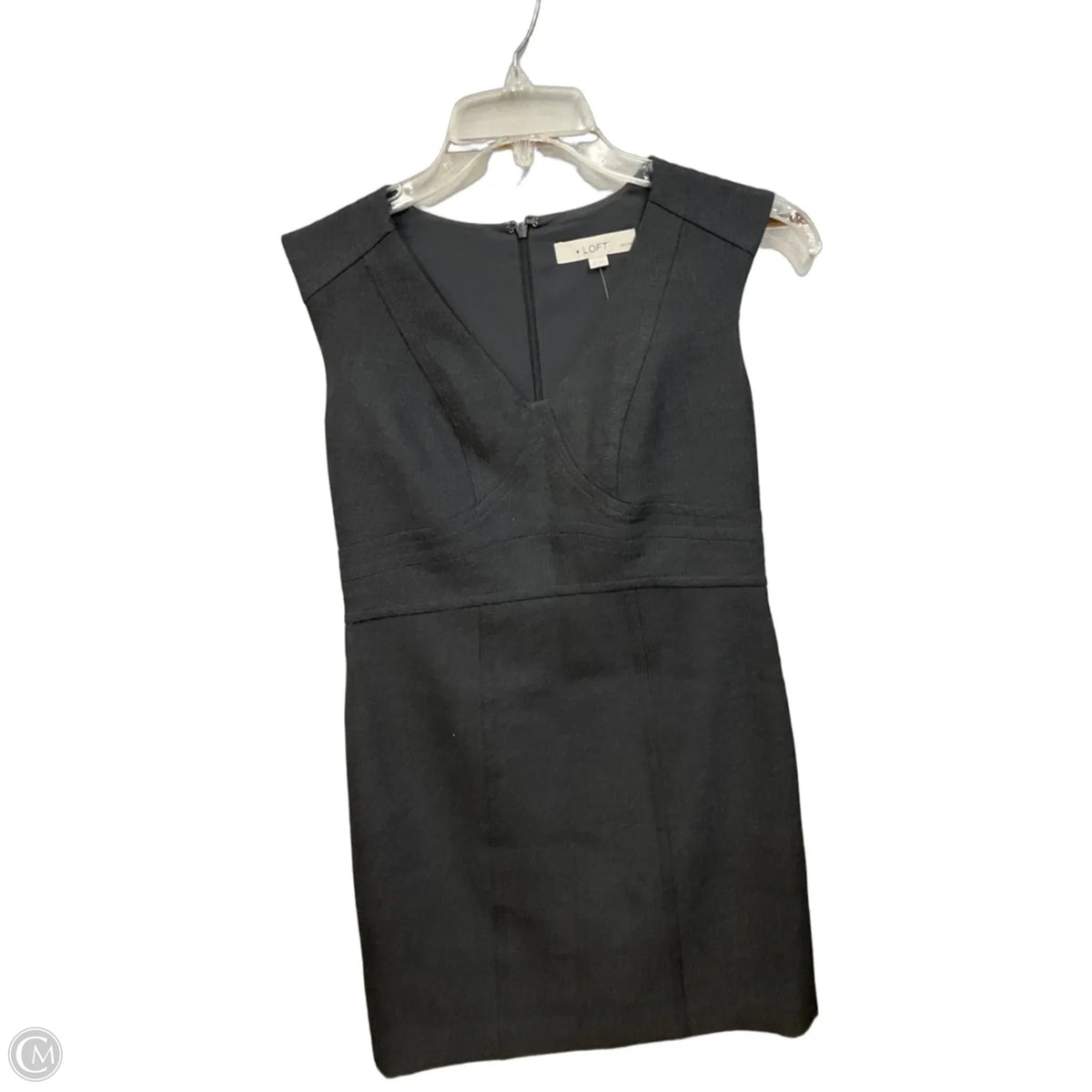 Dress Work By Loft In Grey, Size: 4p