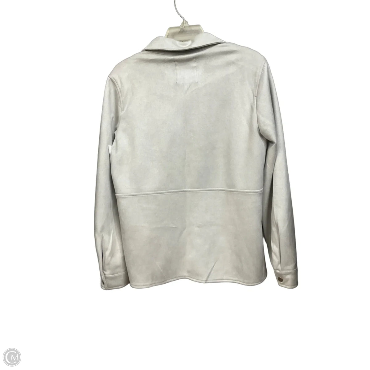 Jacket Shirt By Bagatelle In Grey, Size: M
