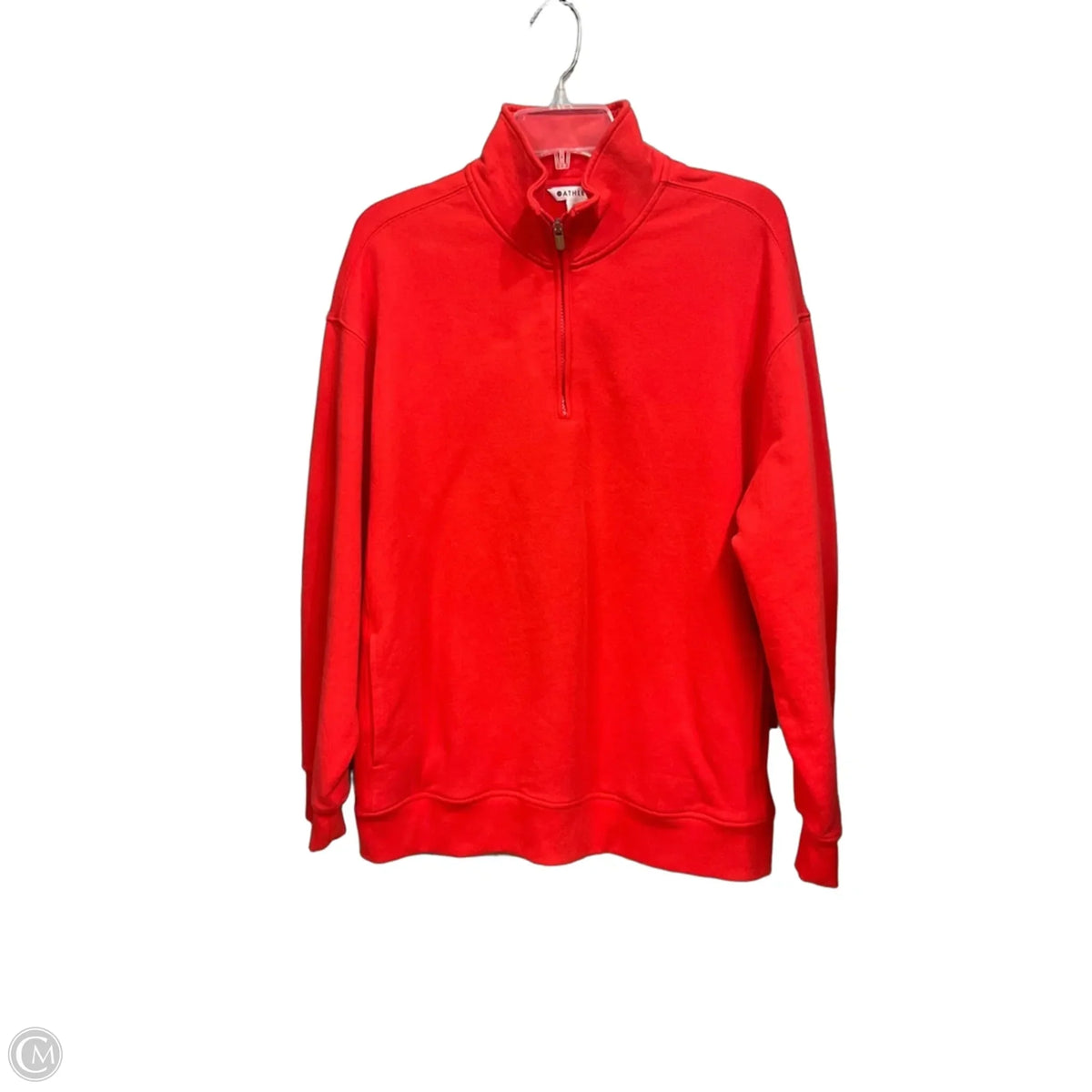 Sweatshirt Collar By Athleta In Orange, Size: M