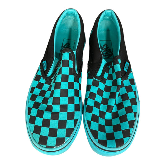 Teal Shoes Sneakers Vans, Size 8