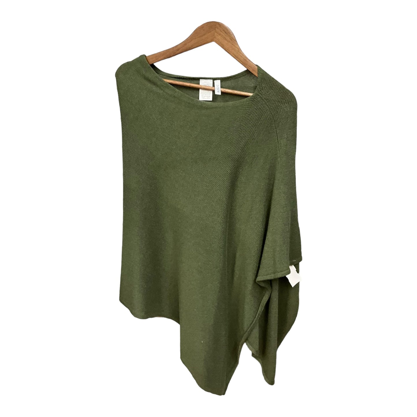 Poncho By J. Crew In Green, Size: Onesize