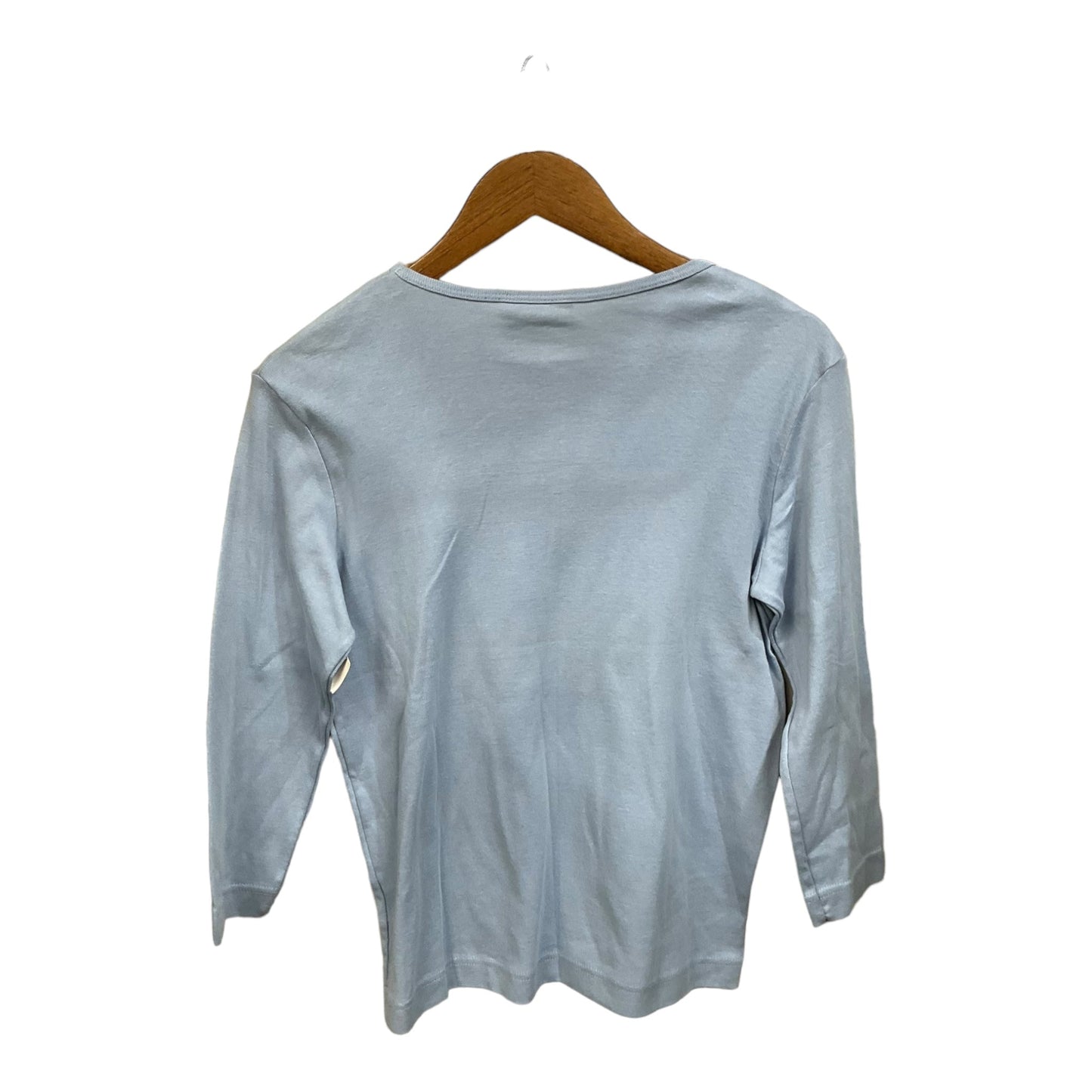 Top 3/4 Sleeve By Clothes Mentor In Blue, Size: M