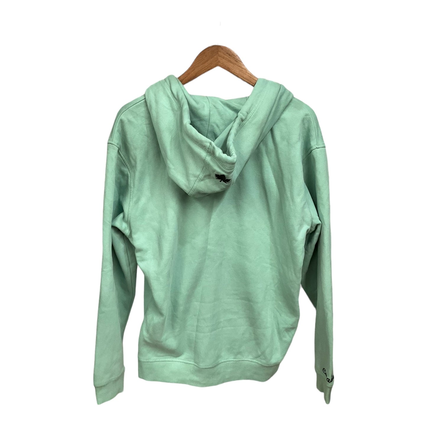 Sweatshirt Hoodie By Clothes Mentor In Green, Size: M