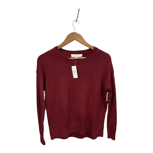 Sweater By Loft In Red, Size: S