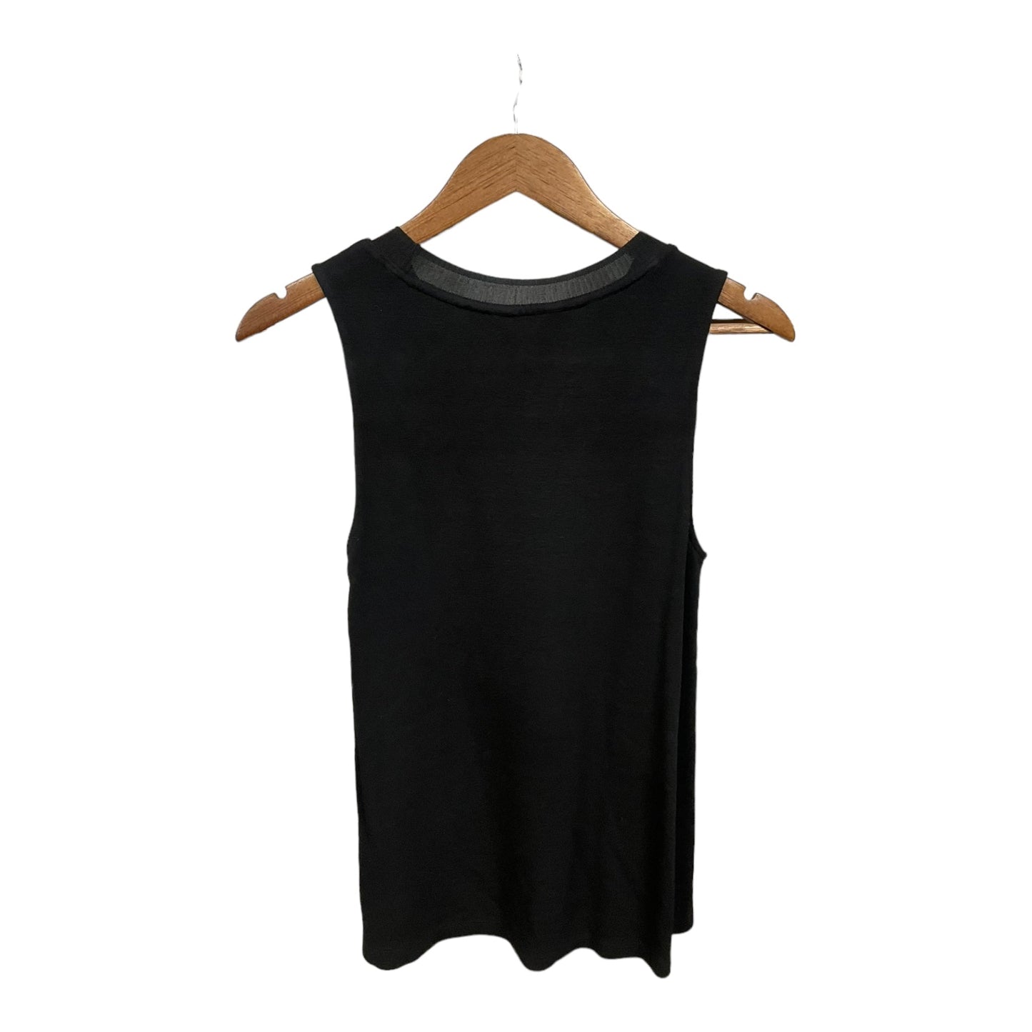 Top Short Sleeve By Banana Republic In Black, Size: S