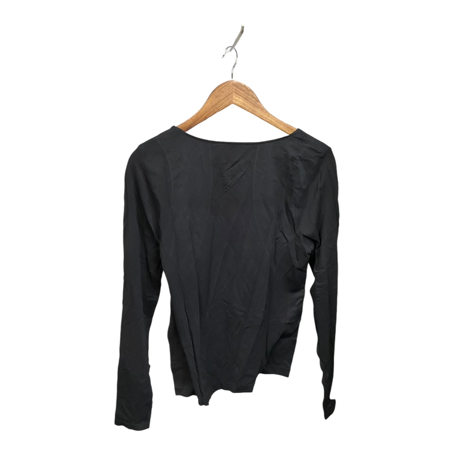 Athletic Top Long Sleeve Crewneck By Lane Bryant In Black, Size: Xxl