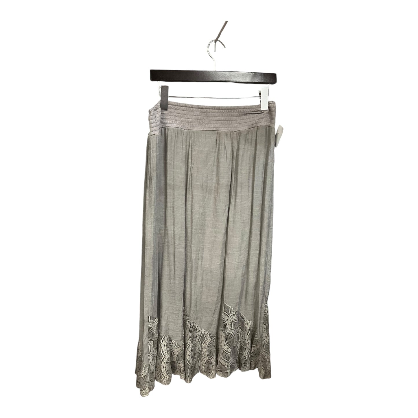 Skirt Midi By Apt 9 In Grey, Size: M