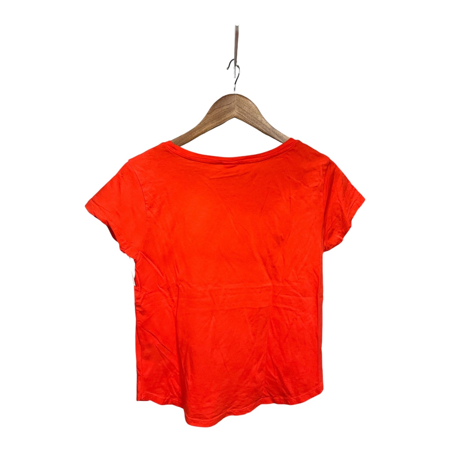 Top Short Sleeve Basic By H&m In Orange, Size: S