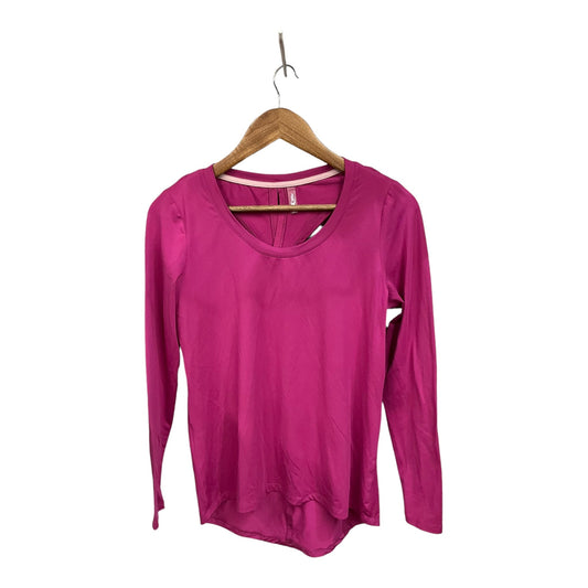 Athletic Top Long Sleeve Crewneck By Clothes Mentor In Pink, Size: S