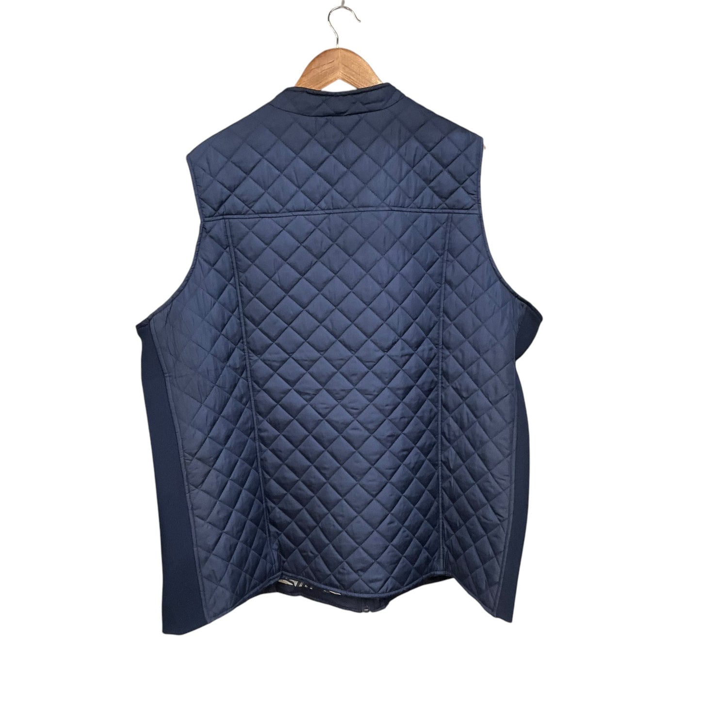 Vest Puffer & Quilted By Kim Rogers In Navy, Size: 3x