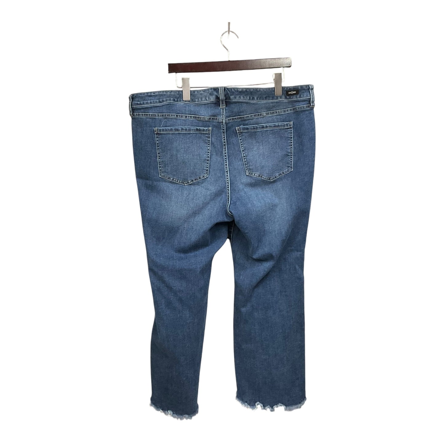 Jeans Straight By Liverpool In Blue Denim, Size: 22