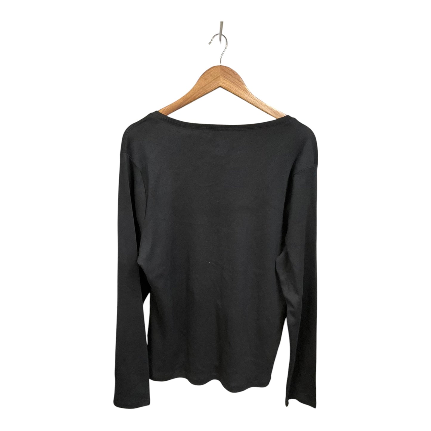 Top Long Sleeve Basic By Tommy Hilfiger In Black, Size: 1x