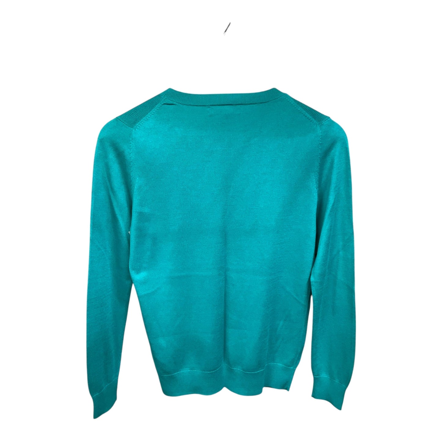 Top Long Sleeve By Banana Republic In Teal, Size: Xs