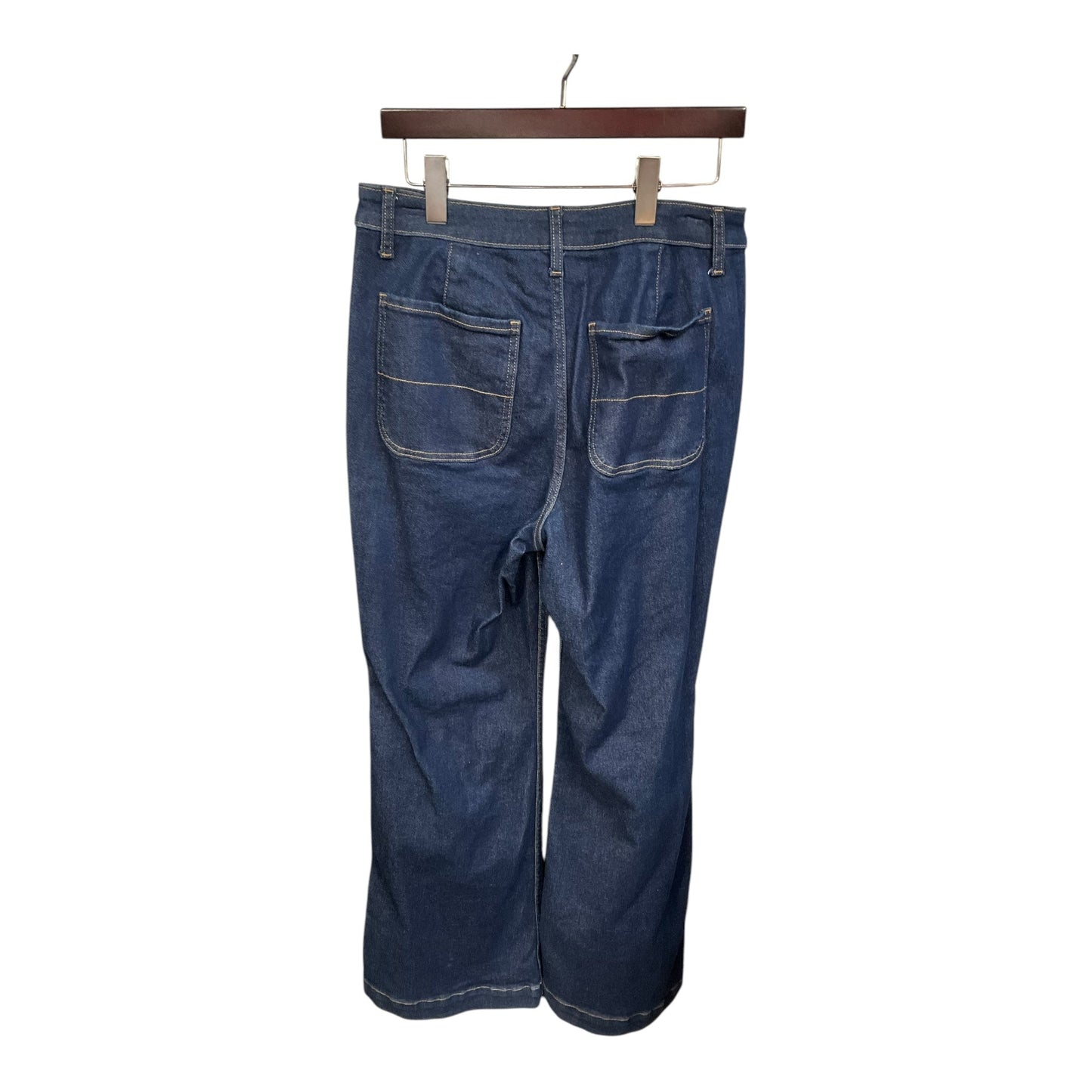 Jeans Flared By Old Navy In Blue Denim, Size: 12