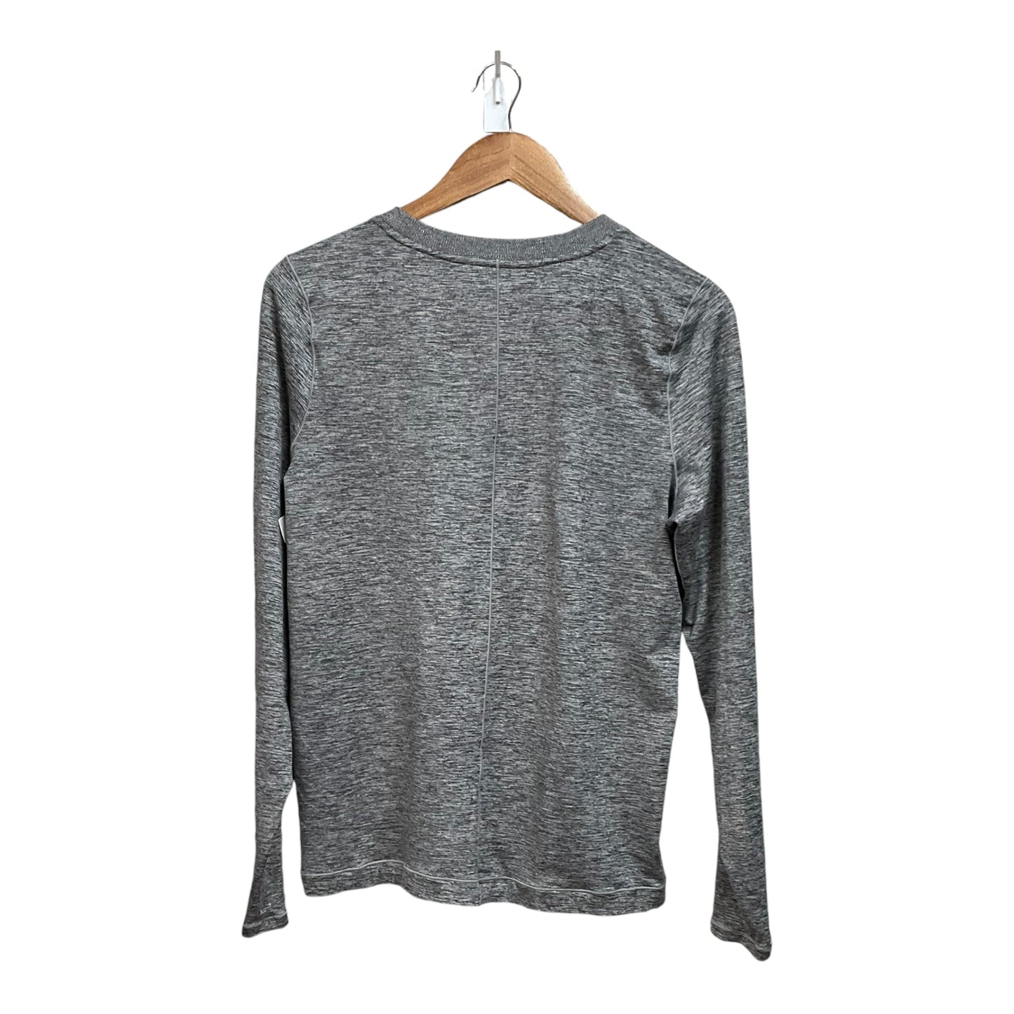 Athletic Top Long Sleeve Crewneck By Clothes Mentor In Grey, Size: Xl