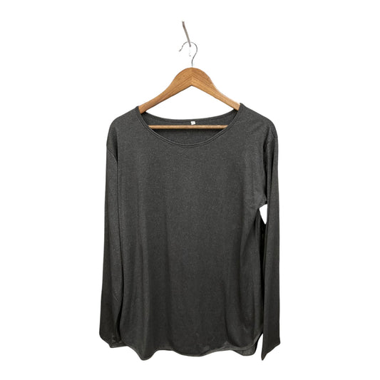 Top Long Sleeve By Clothes Mentor In Grey, Size: 3x