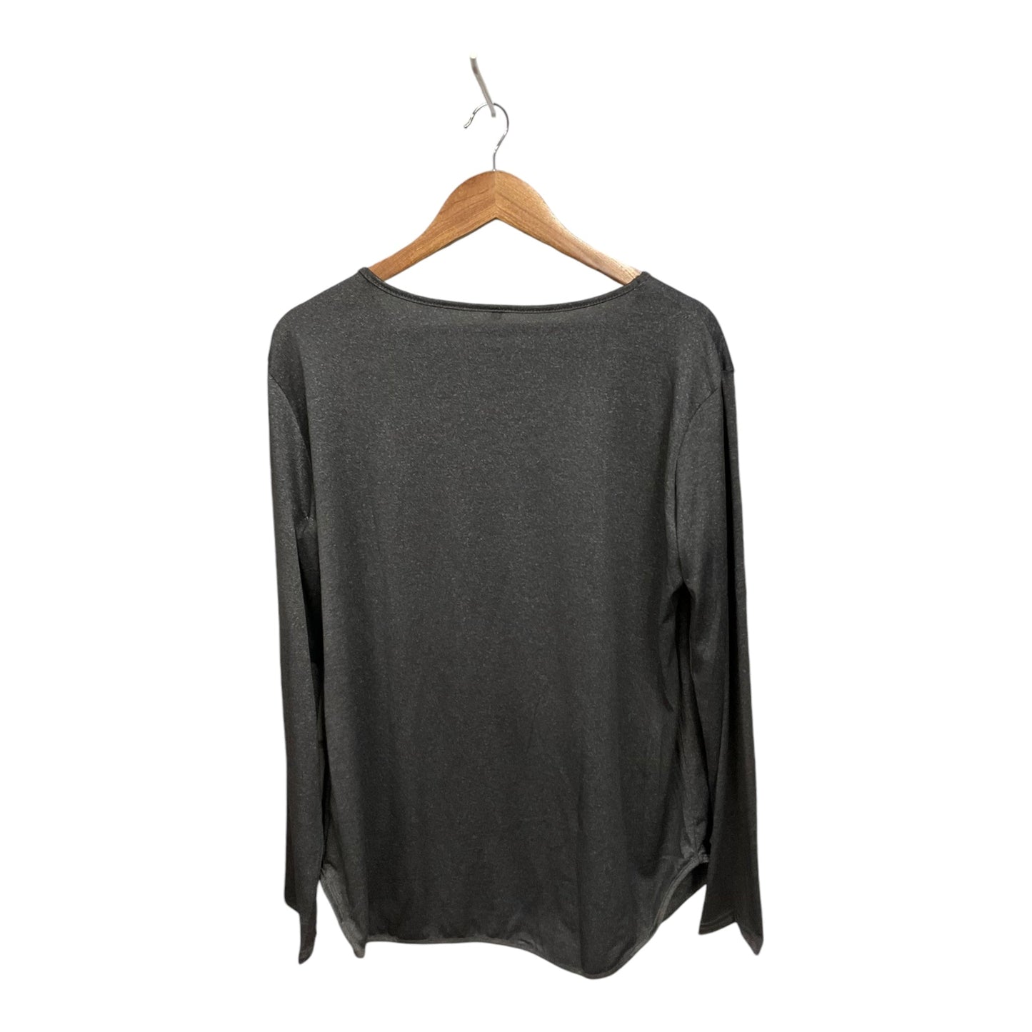 Top Long Sleeve By Clothes Mentor In Grey, Size: 3x