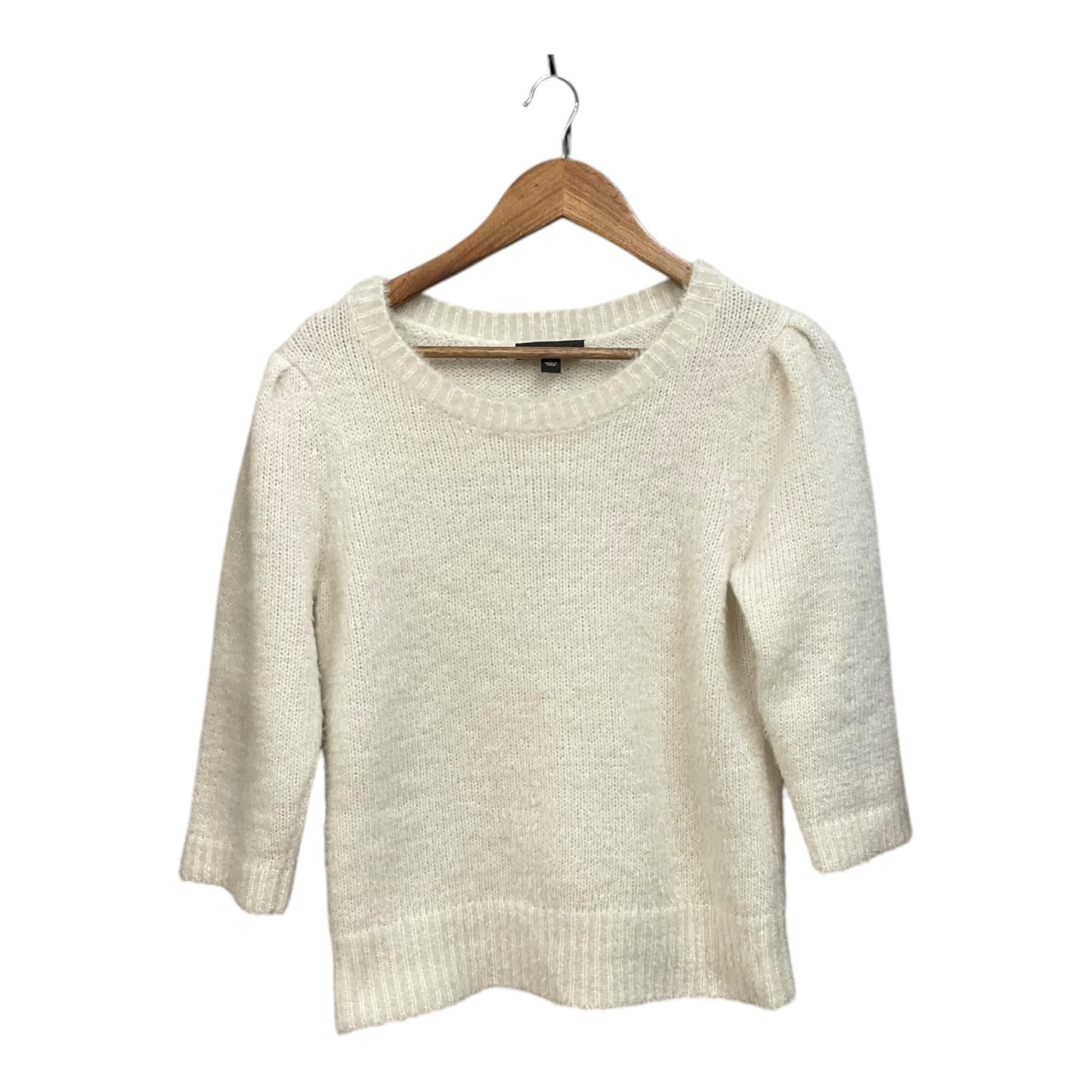 Sweater By Ann Taylor In White, Size: M