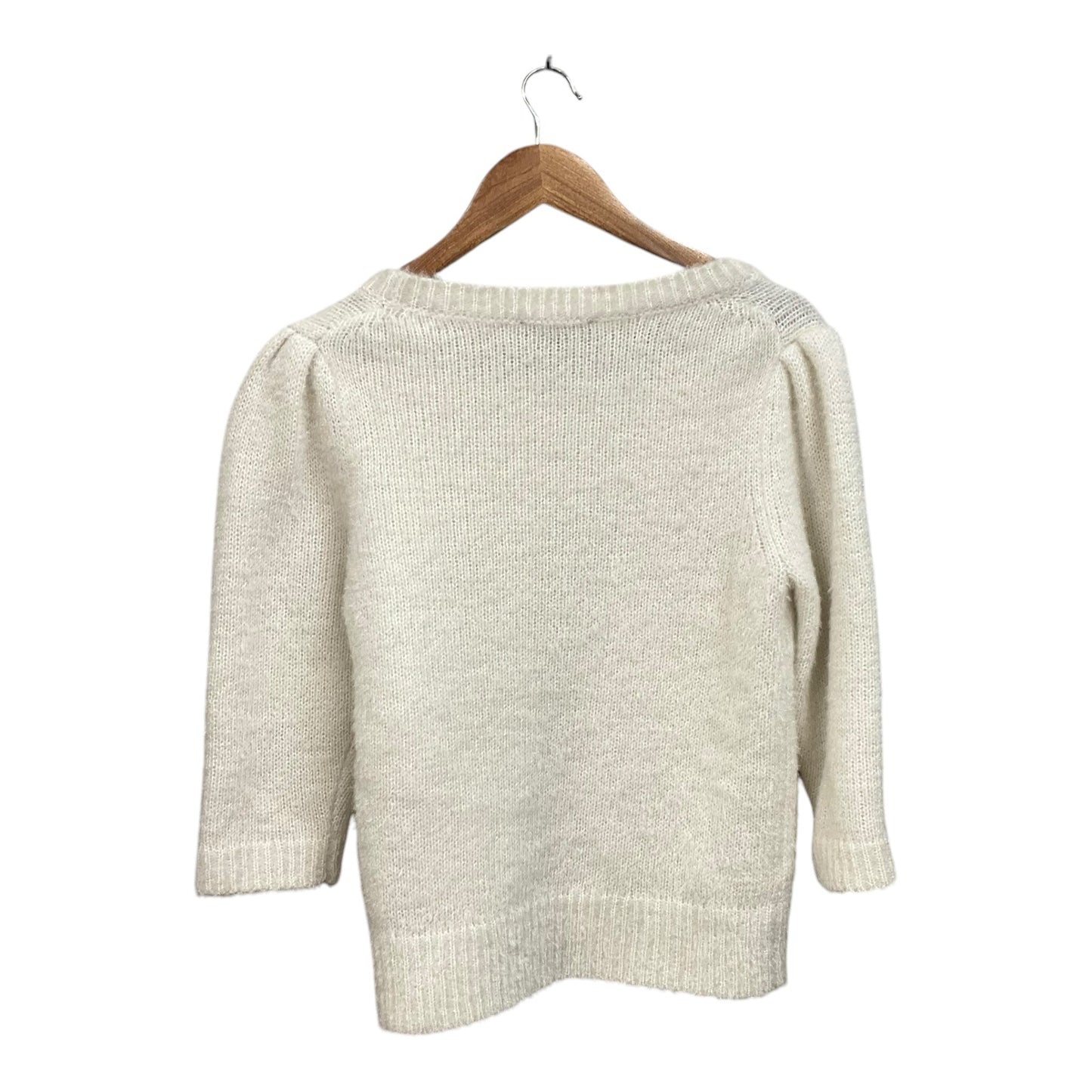 Sweater By Ann Taylor In White, Size: M