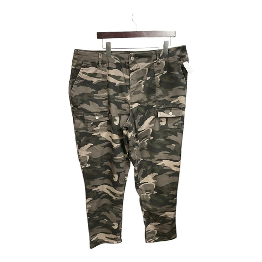 Pants Cargo & Utility By Cato In Camouflage Print, Size: 20