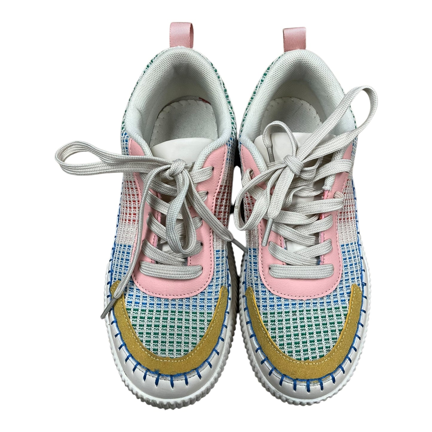 Shoes Sneakers By Clothes Mentor In Multi-colored, Size: 6.5