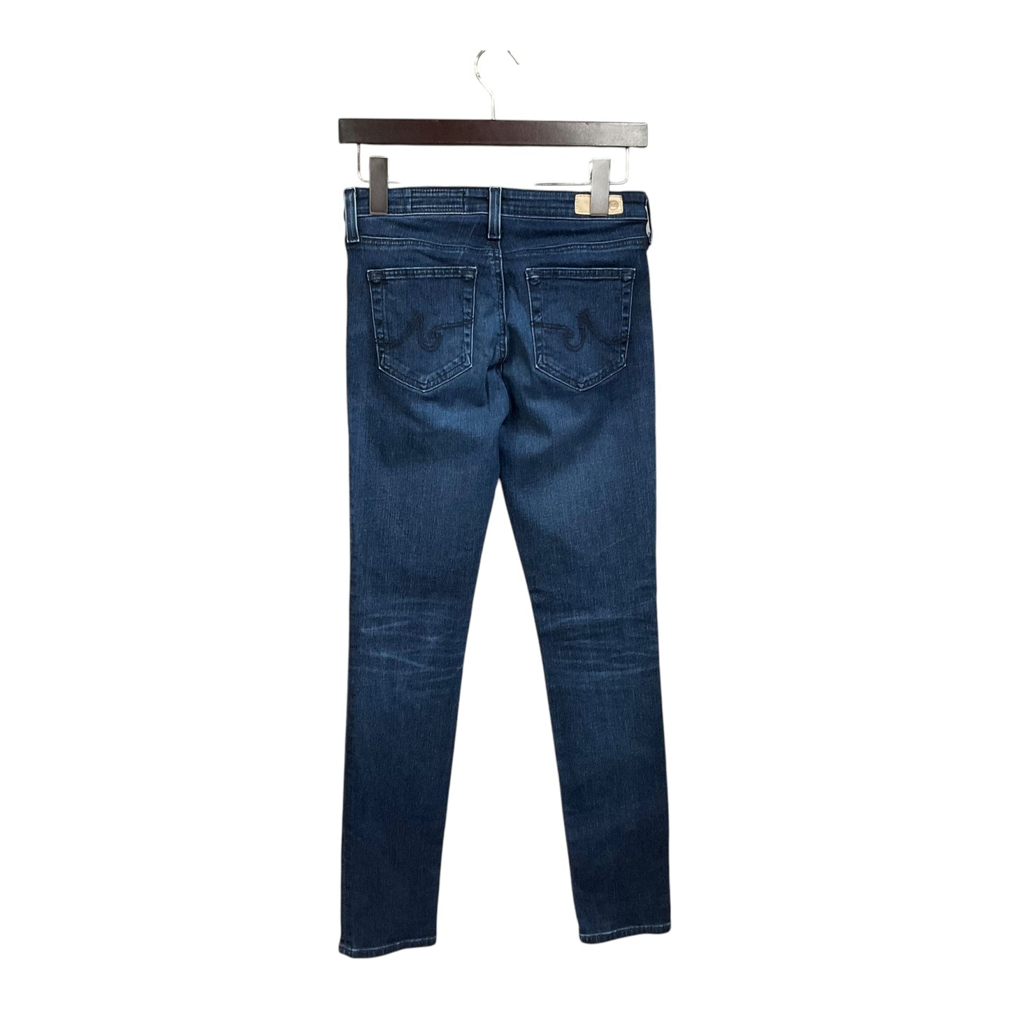 Jeans Skinny By Adriano Goldschmied In Blue Denim, Size: 2