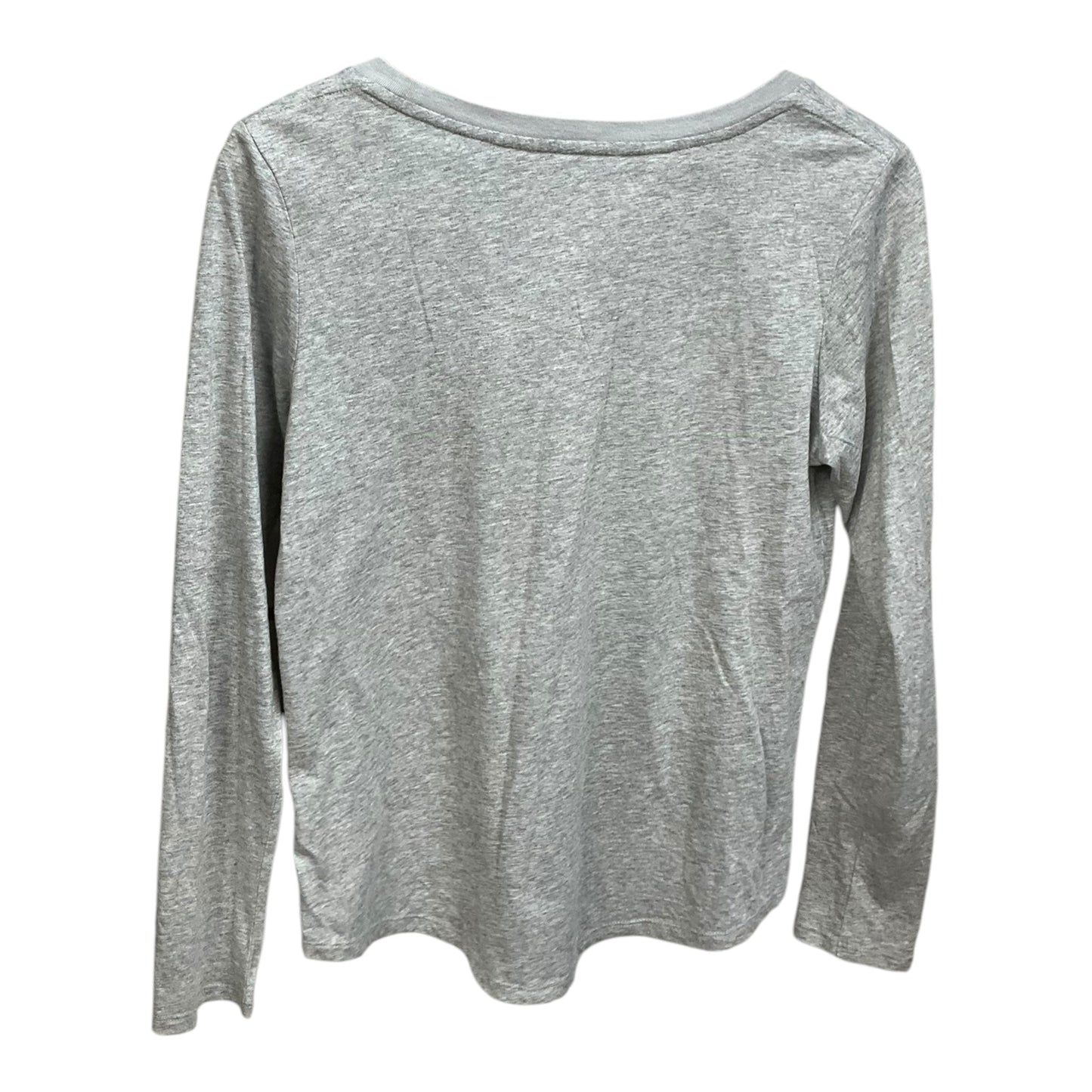 Top Long Sleeve By Nike Apparel In Grey & Red, Size: M