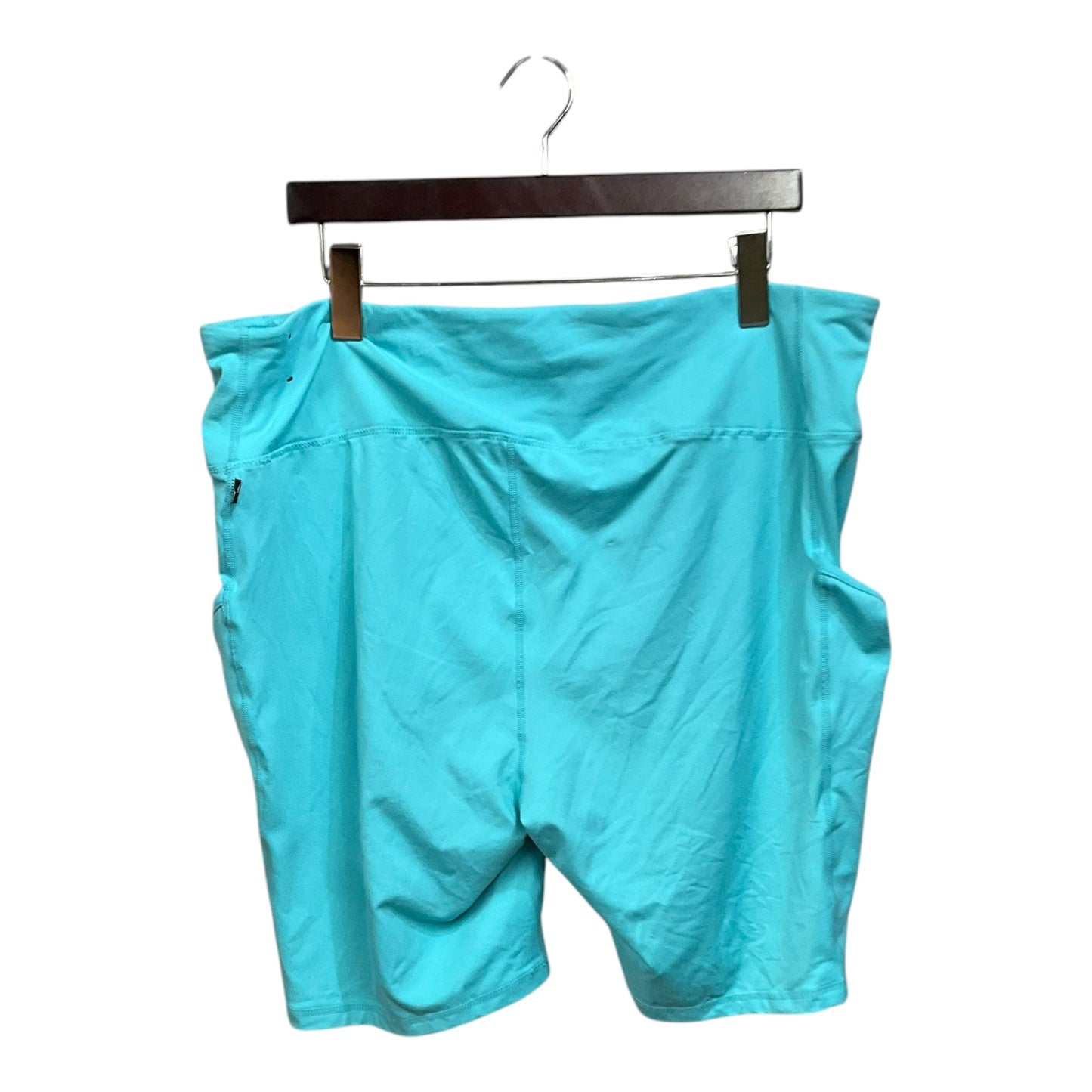 Athletic Shorts By Clothes Mentor In Aqua, Size: 3x