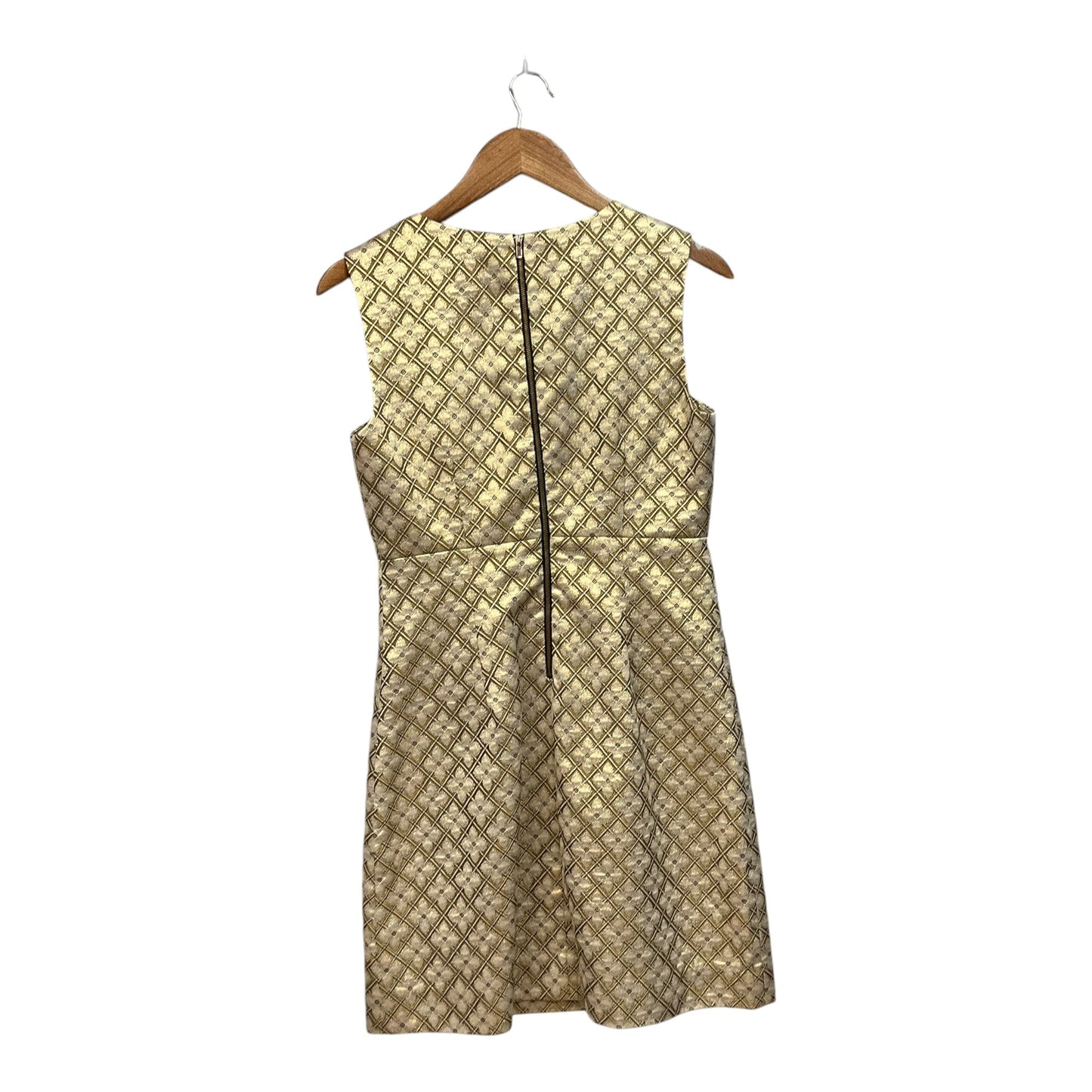 Dress Designer By Diane Von Furstenberg In Gold, Size: S