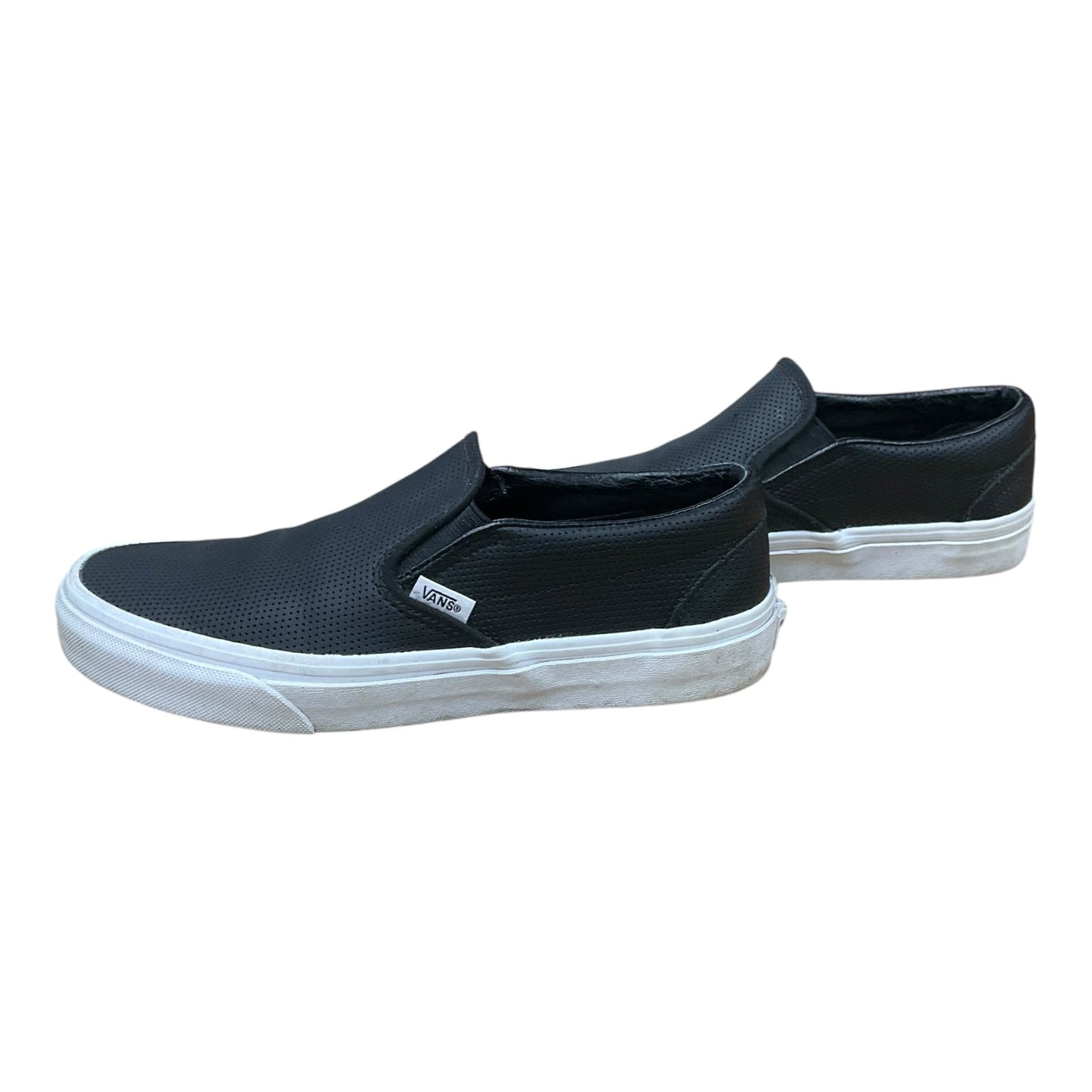 Shoes Flats By Vans In Black, Size: 8.5