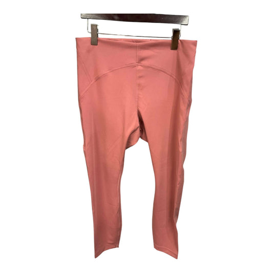 Athletic Capris By Lululemon In Pink, Size: L