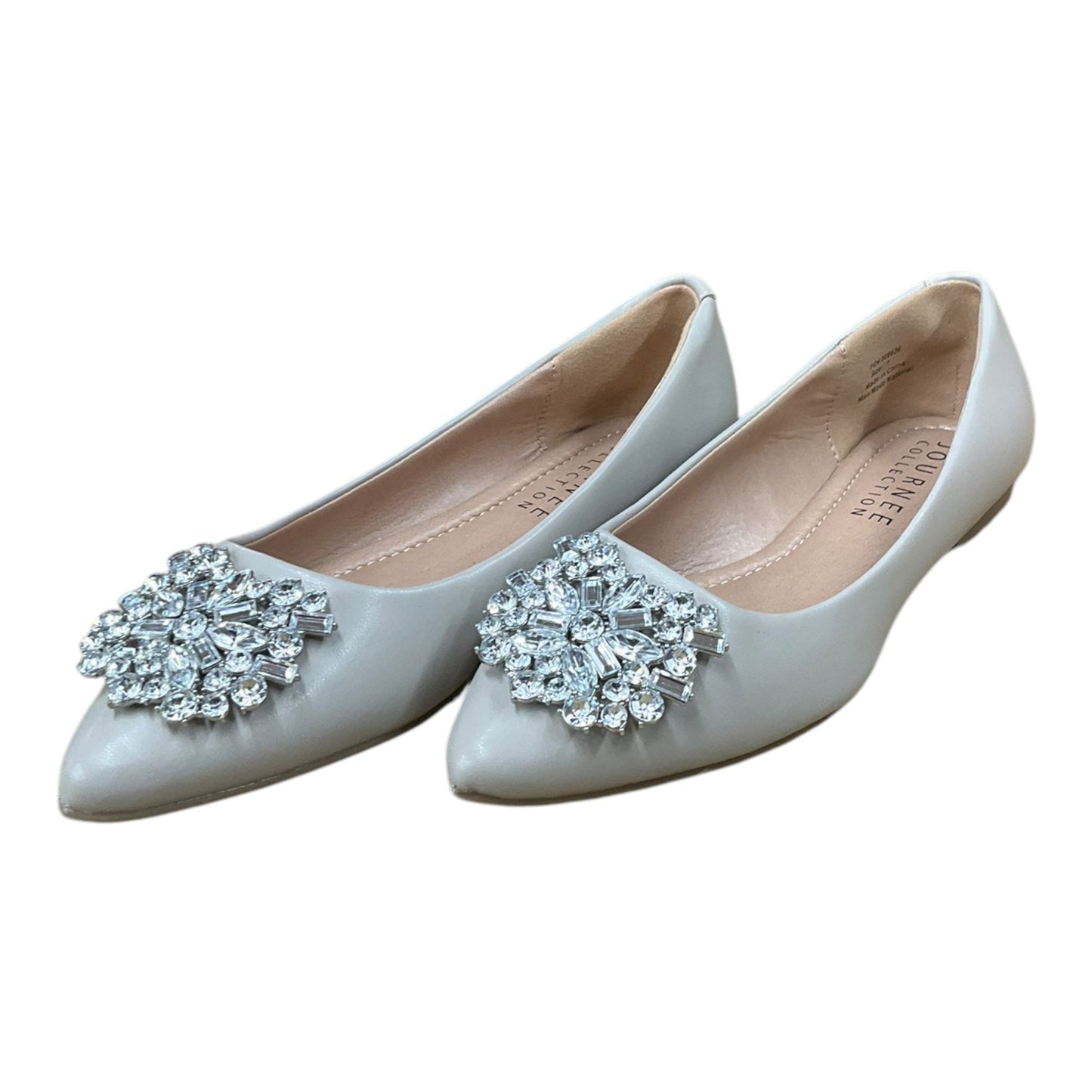 Shoes Flats By Journee In Grey, Size: 7