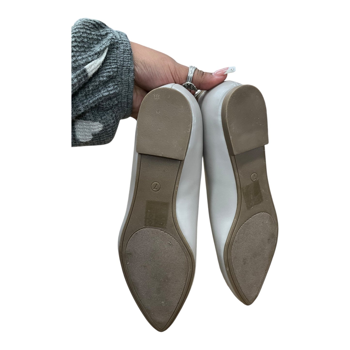 Shoes Flats By Journee In Grey, Size: 7