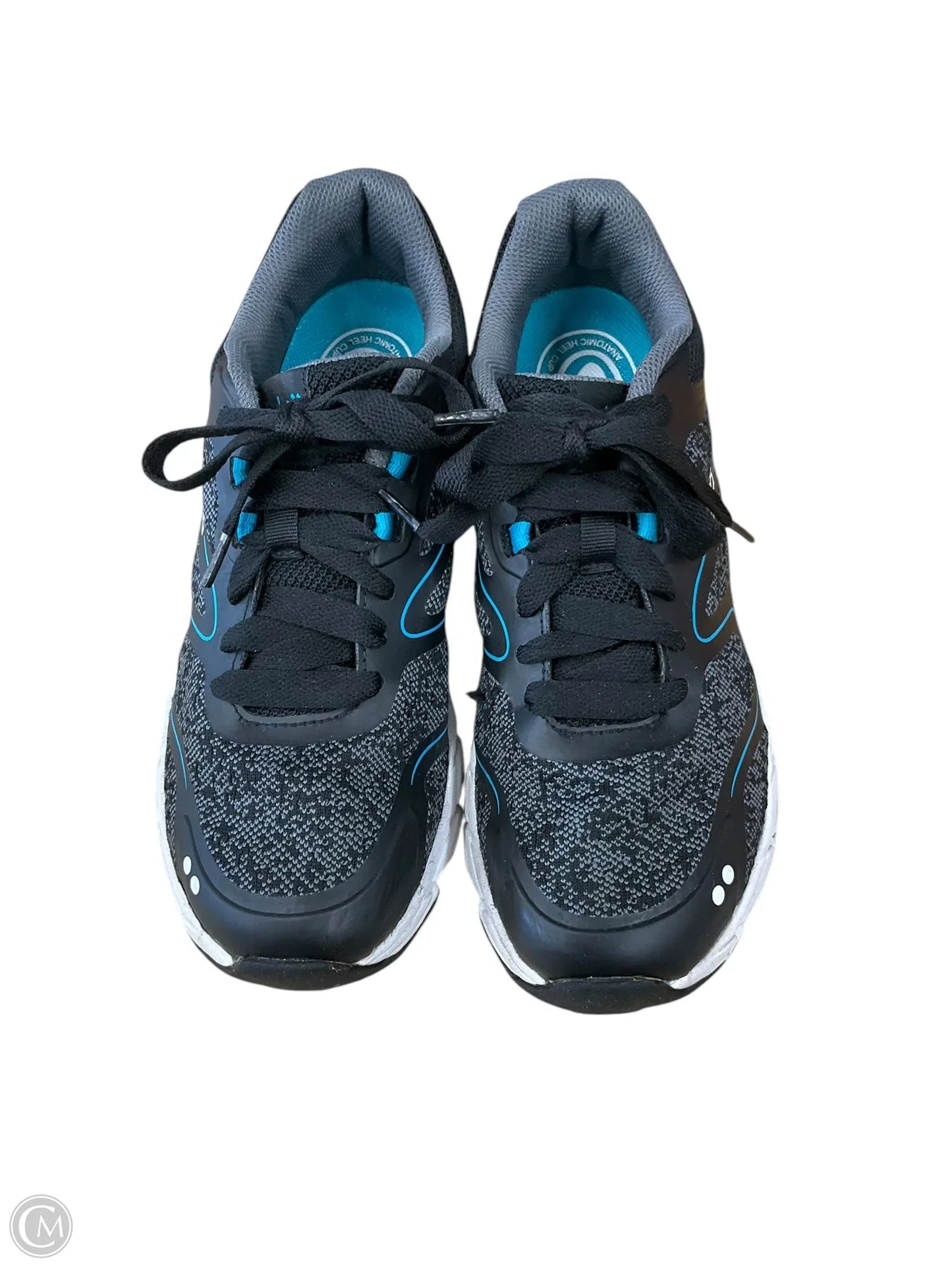 Shoes Athletic By Ryka In Black & Blue, Size: 8.5