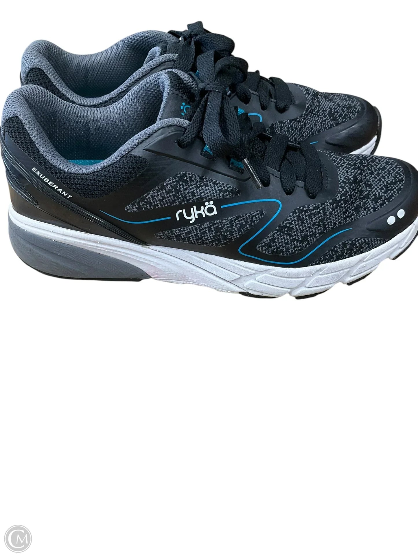 Shoes Athletic By Ryka In Black & Blue, Size: 8.5