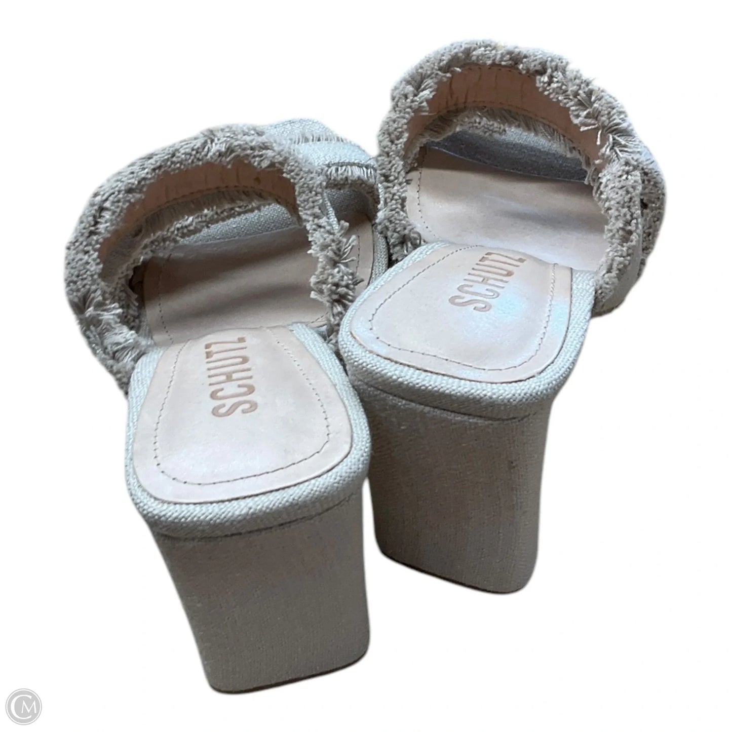 Sandals Heels Block By Cmb In Tan, Size: 7.5