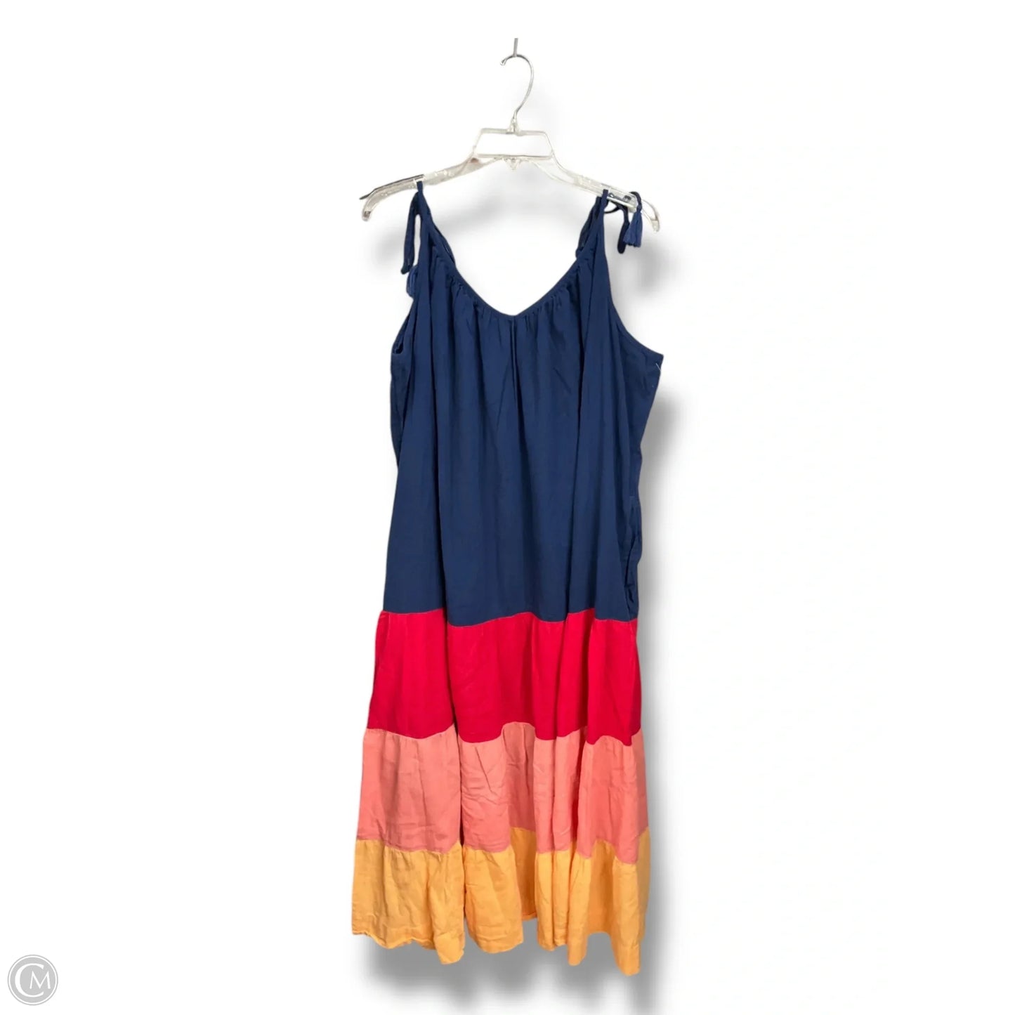 Dress Casual Midi By Old Navy In Multi-colored, Size: Xxl