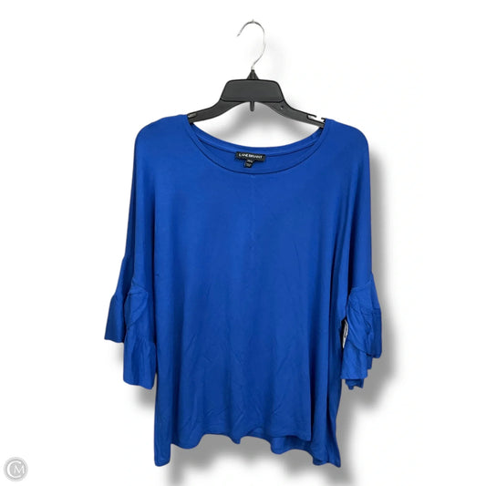 Top Sleeveless By Lane Bryant In Blue, Size: Xl