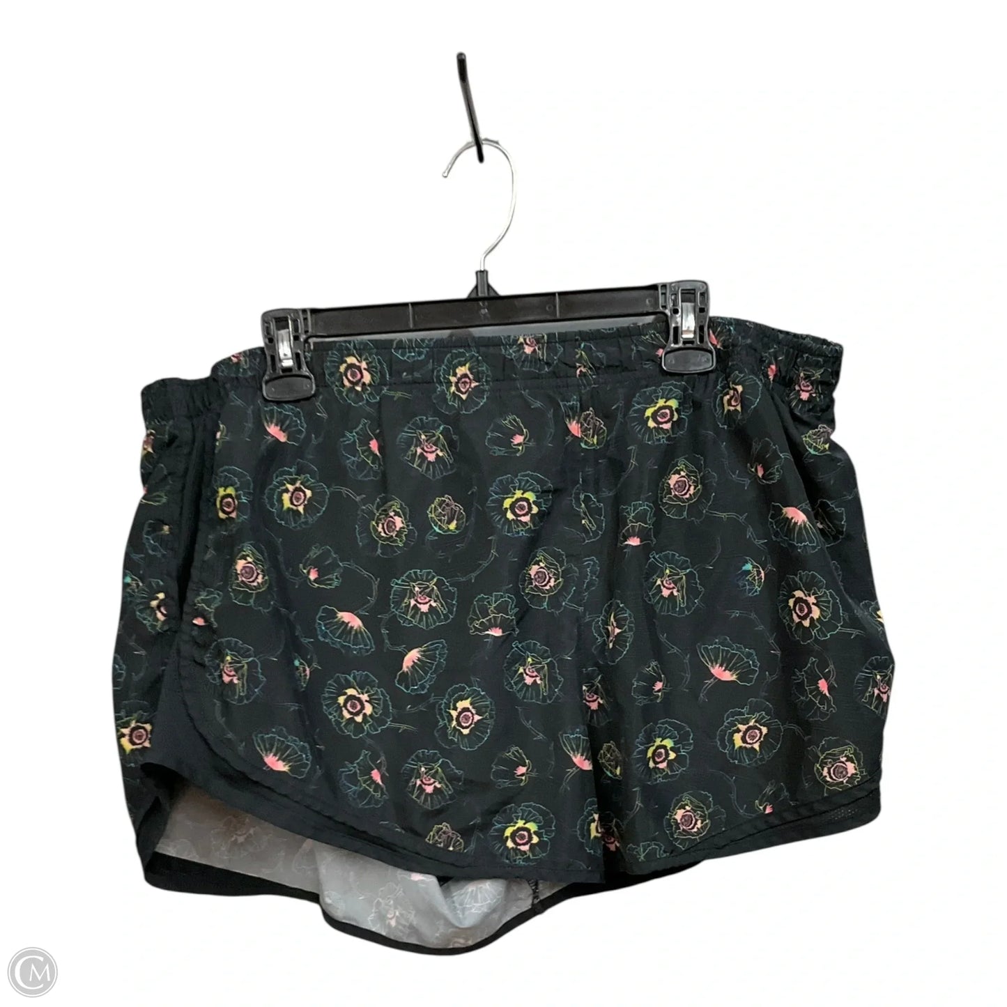 Athletic Shorts By Nike Apparel In Floral Print, Size: 2x