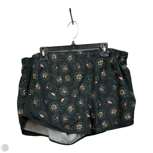 Athletic Shorts By Nike Apparel In Floral Print, Size: 2x