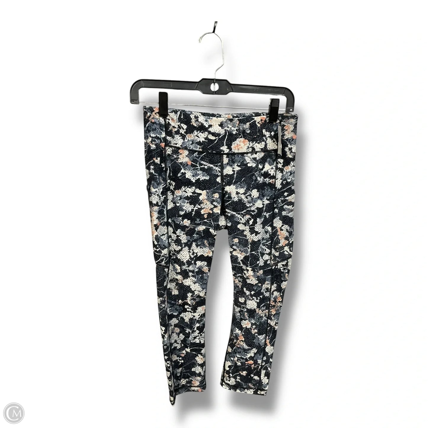 Athletic Capris By Lululemon In Floral Print, Size: S