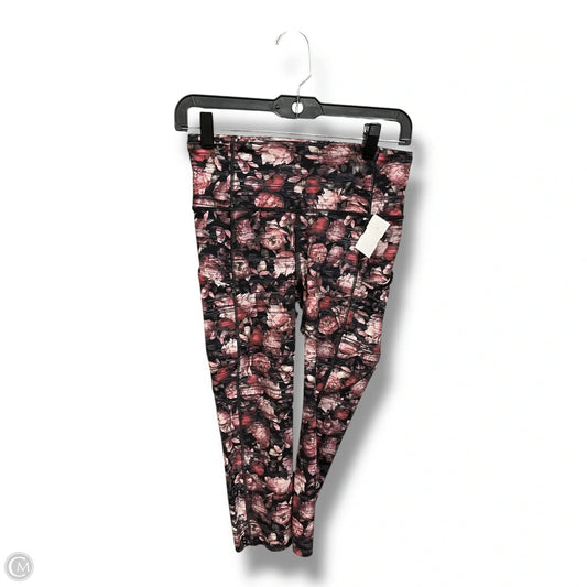 Athletic Capris By Lululemon In Floral Print, Size: S
