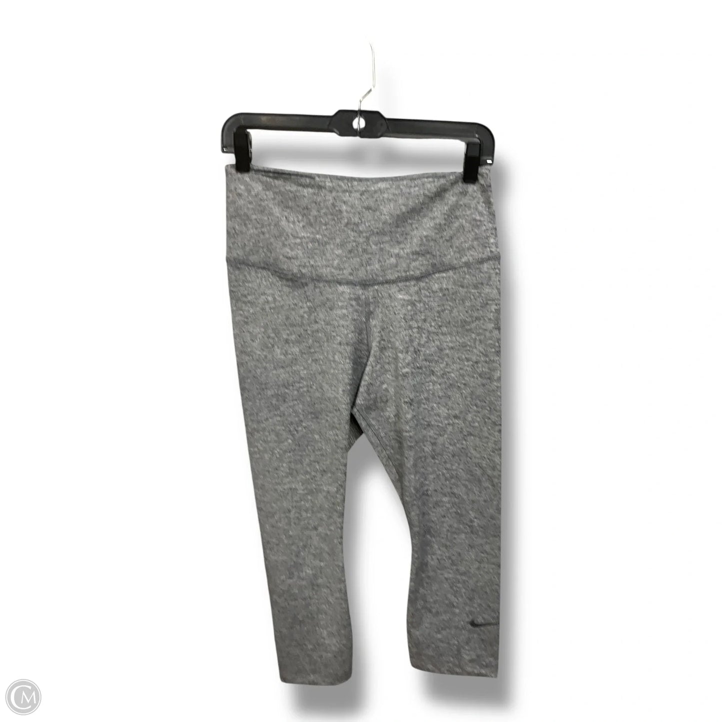 Athletic Capris By Nike Apparel In Grey, Size: L