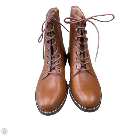 Boots Ankle Flats By Madewell In Brown, Size: 7