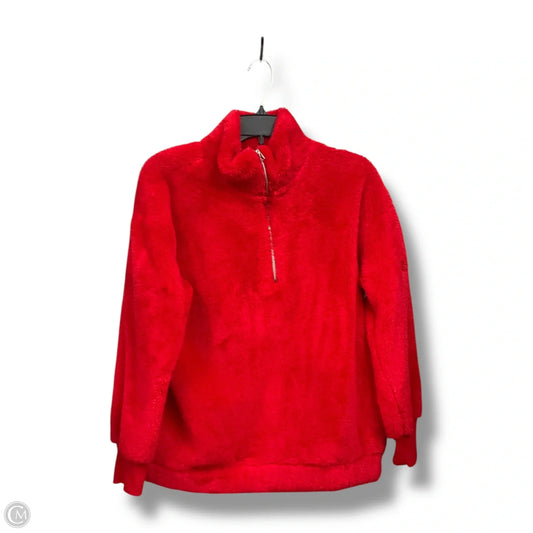Sweatshirt Collar By Loft In Red, Size: S