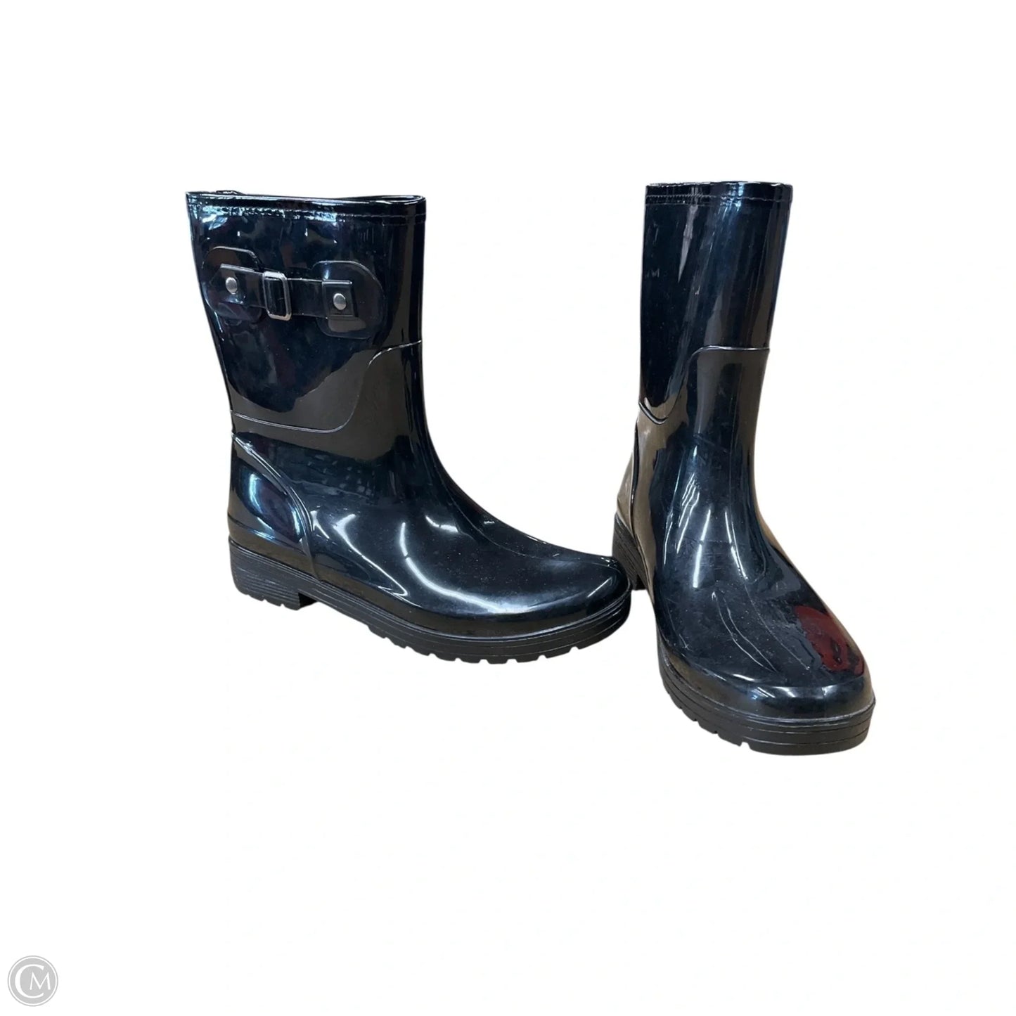 Boots Rain By Clothes Mentor In Black, Size: 10