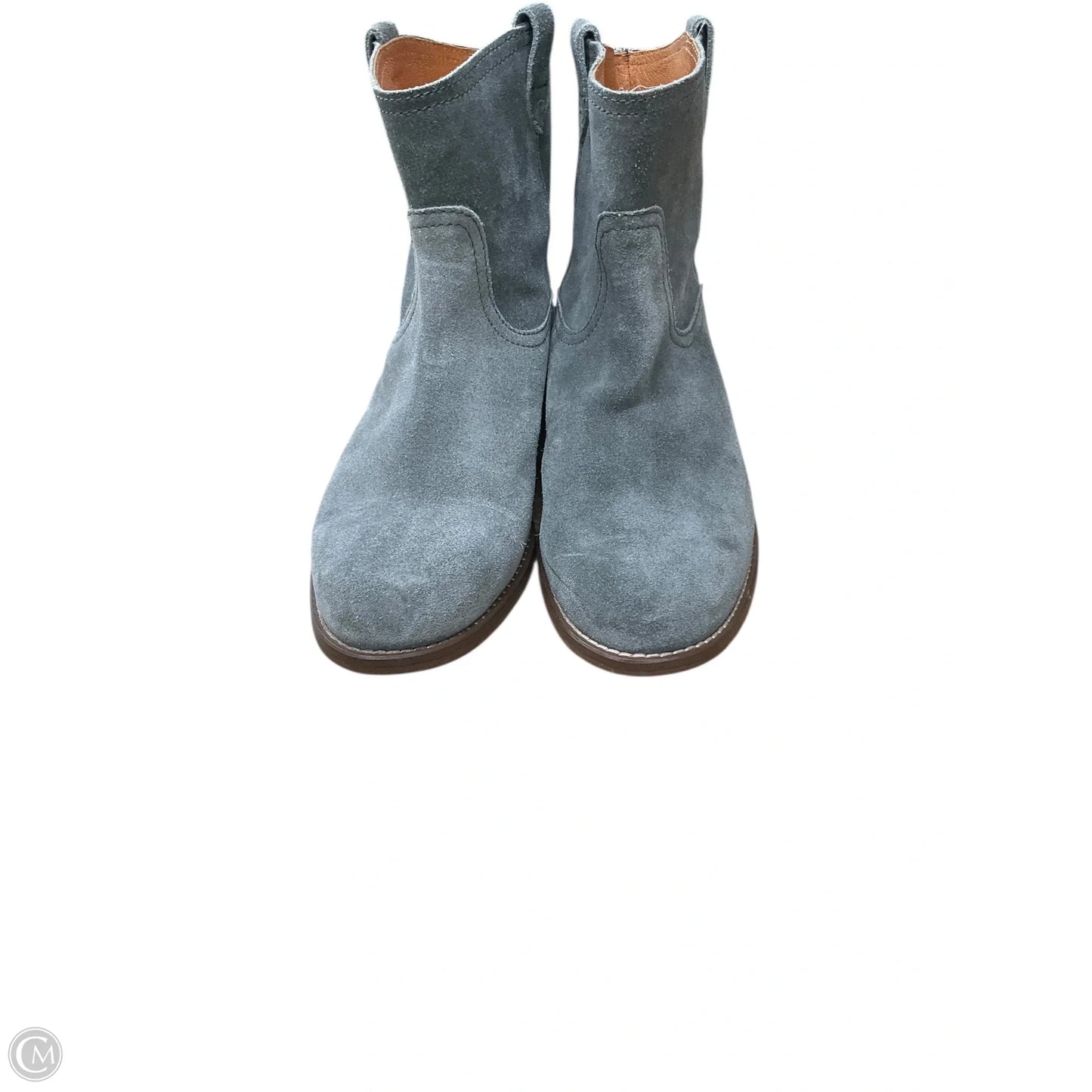 Boots Ankle Flats By Madewell In Grey, Size: 9.5